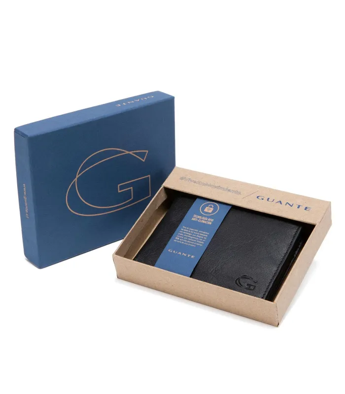 Billetera Guante Con Flap Negro bi441
