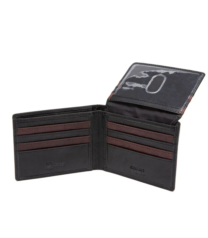 Billetera Guante Con Flap Negro bi441