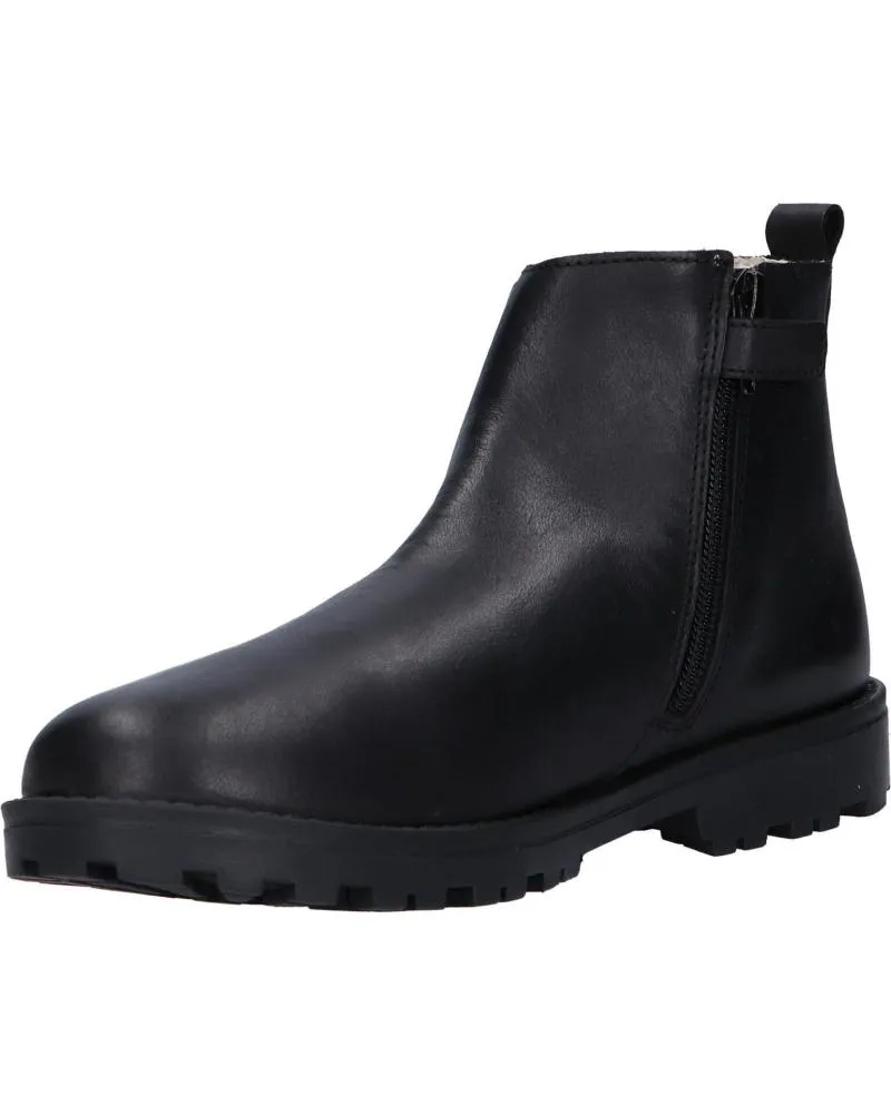 Botas de Niña KICKERS 830030 GROOKY 81 NOIR ARGENT