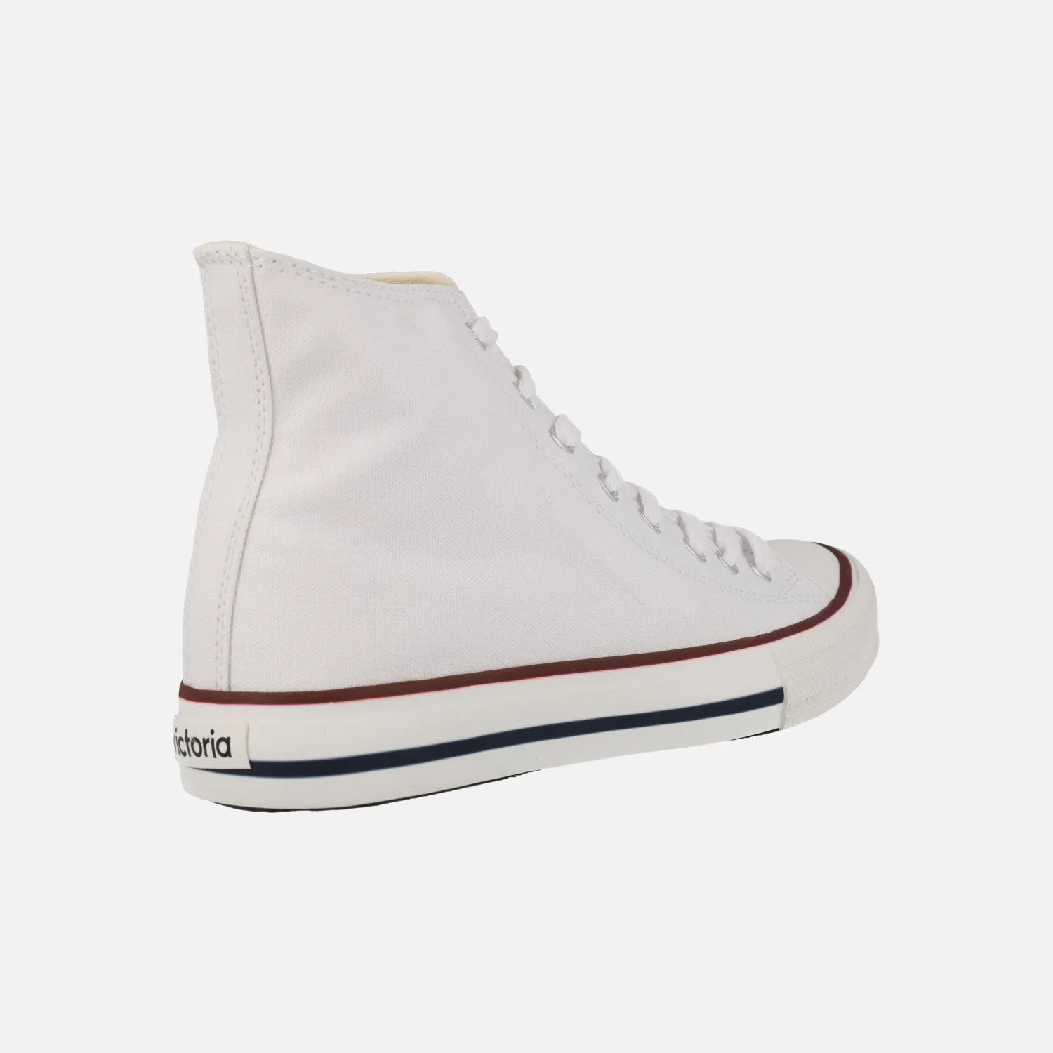 Botines Tribu Basket Lona blancos de Victoria