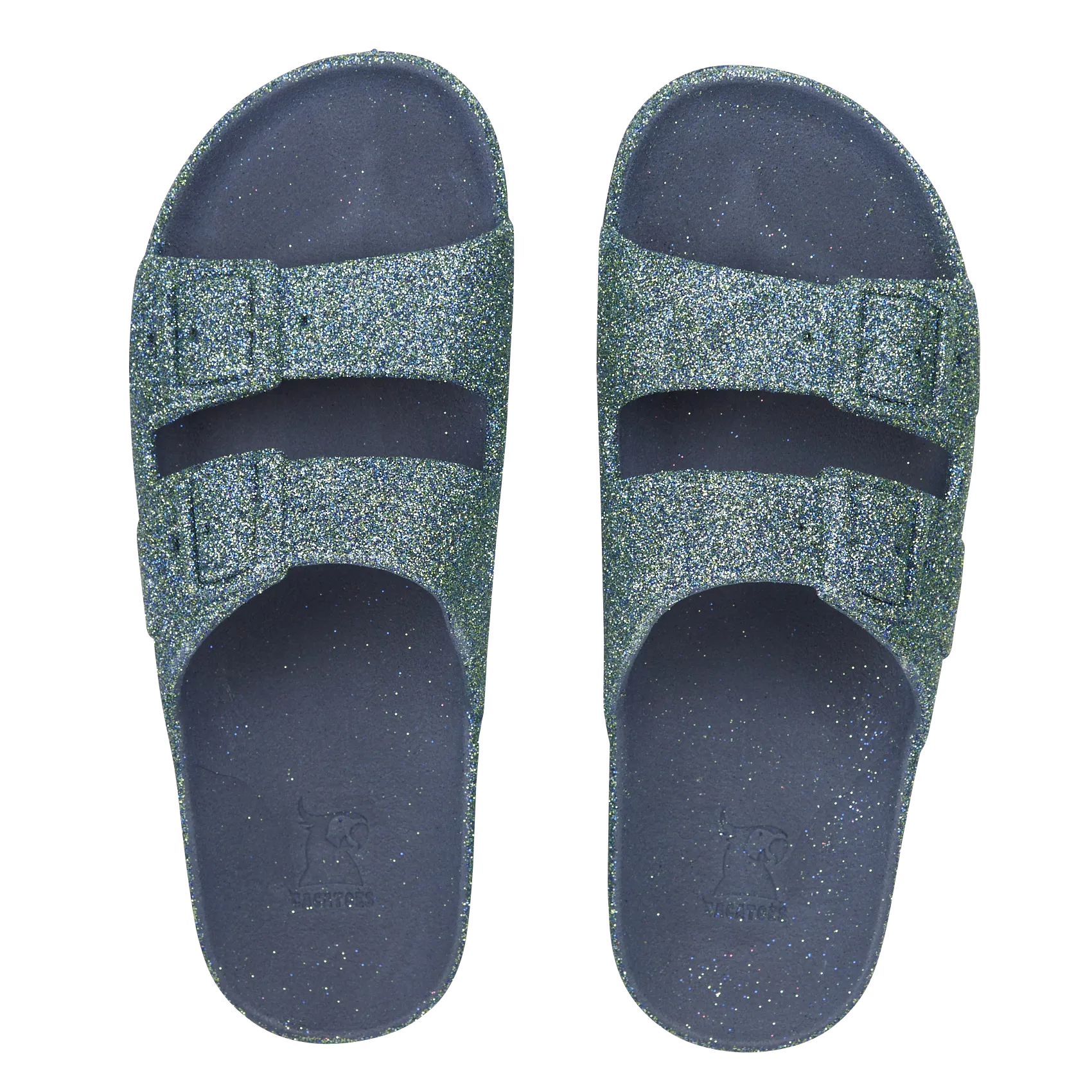 CACATOES DO BRASIL TRANCOSO - Mules con brillos en azul