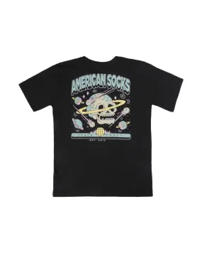 Camiseta american socks negra space cadet tee