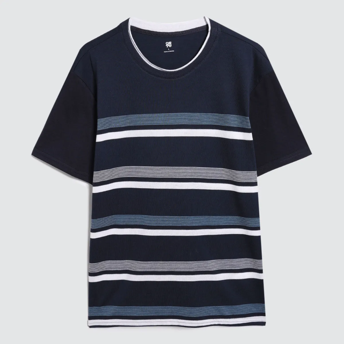 Camiseta Con Franjas