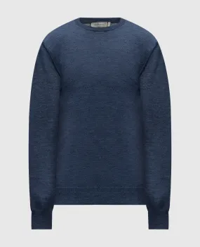 Canali Blue woolen jumper