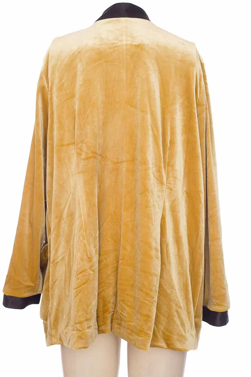 Chaqueta / Abrigo color Amarillo - Eloquii