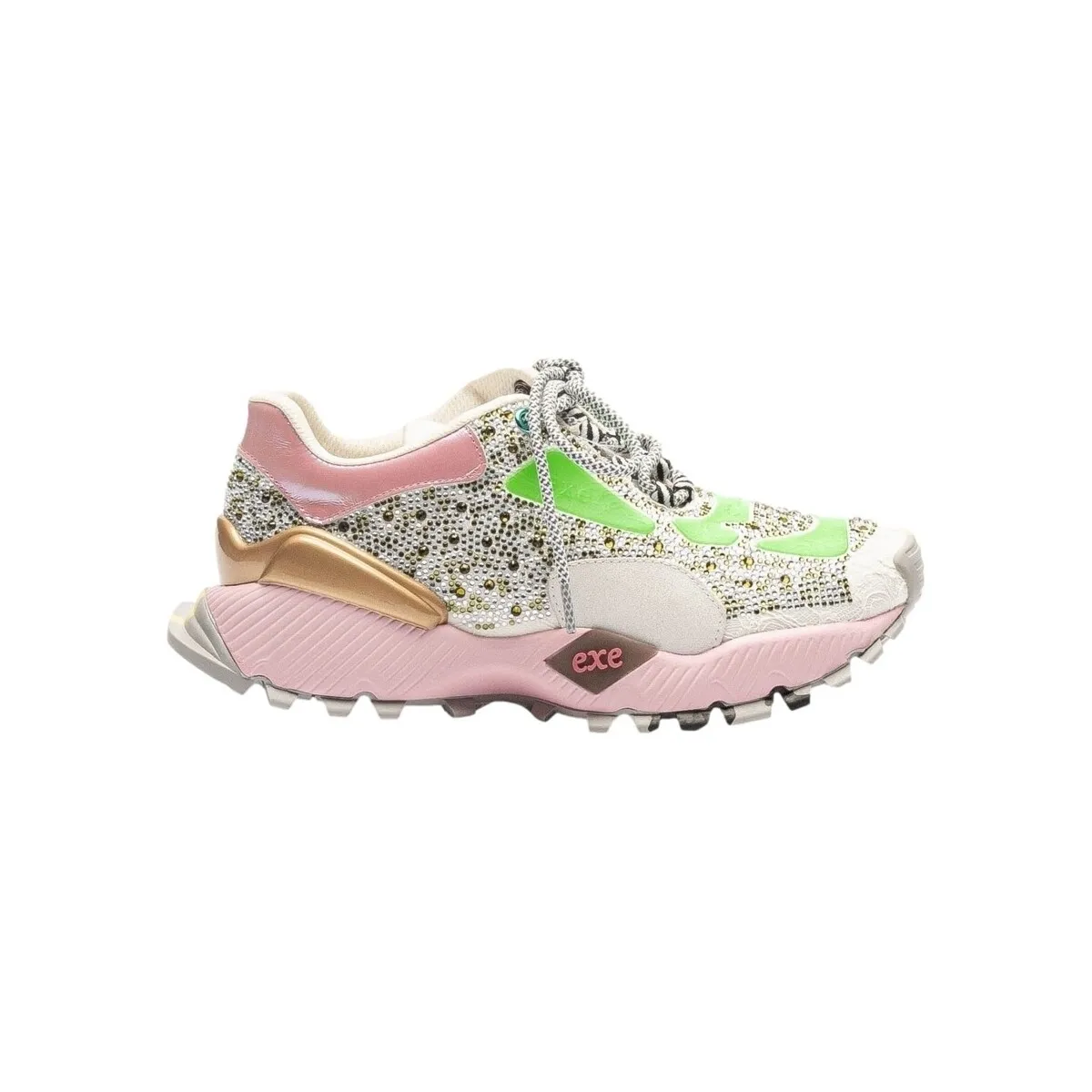 EXÉ Sneakers 134-23 - Green/Pink
