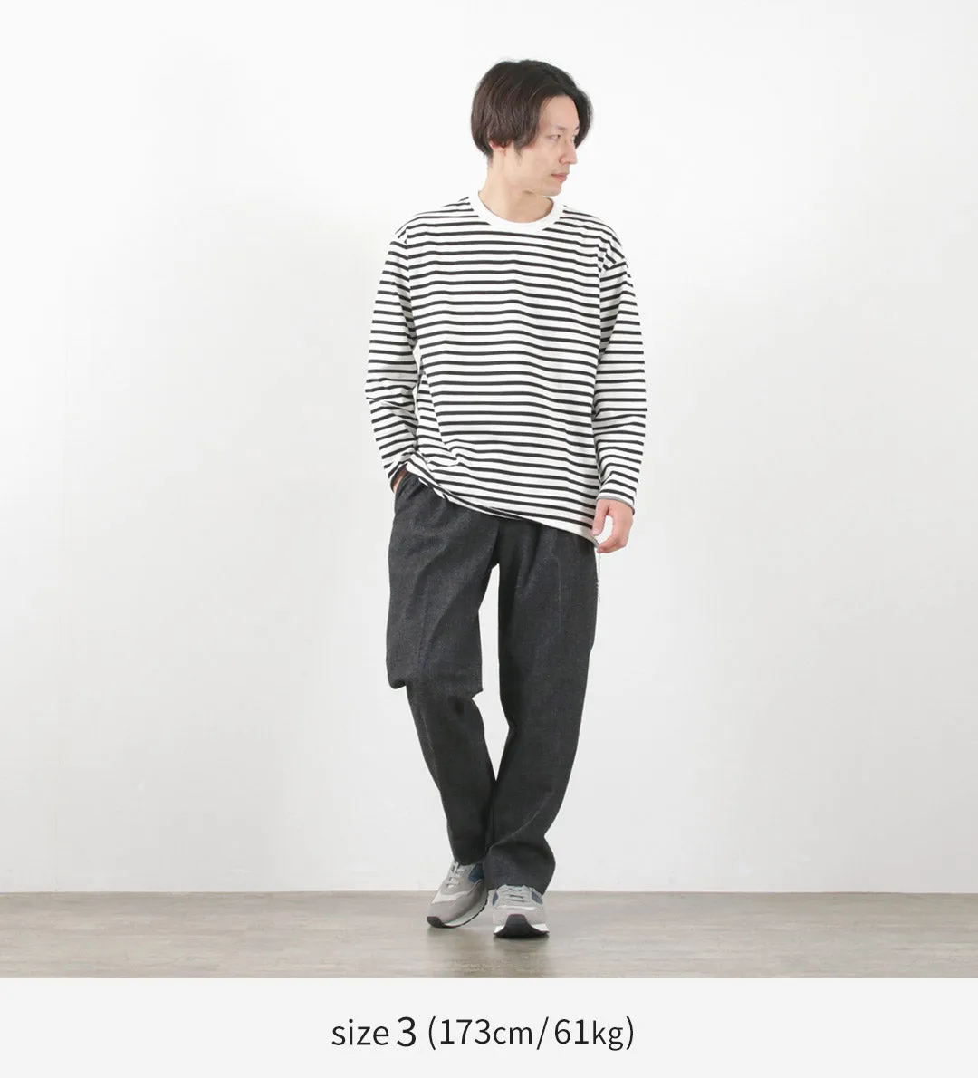Flistfia / denim ancho de tuck