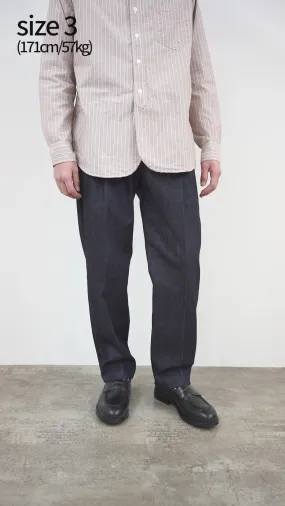 Flistfia / denim ancho de tuck