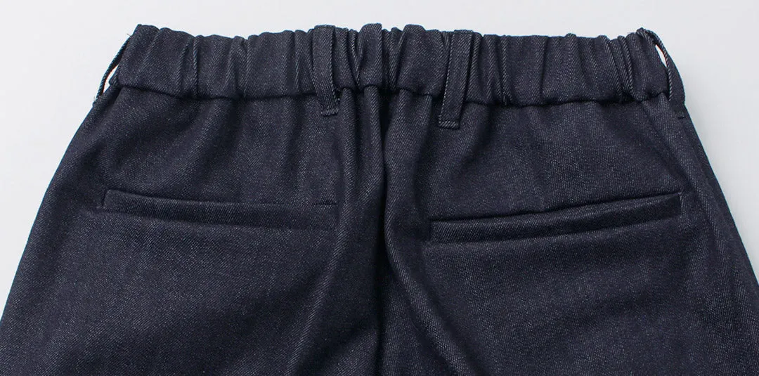 Flistfia / denim ancho de tuck
