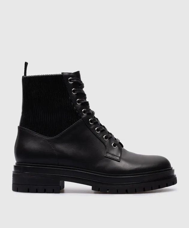 Gianvito Rossi Martis 20 black leather boots