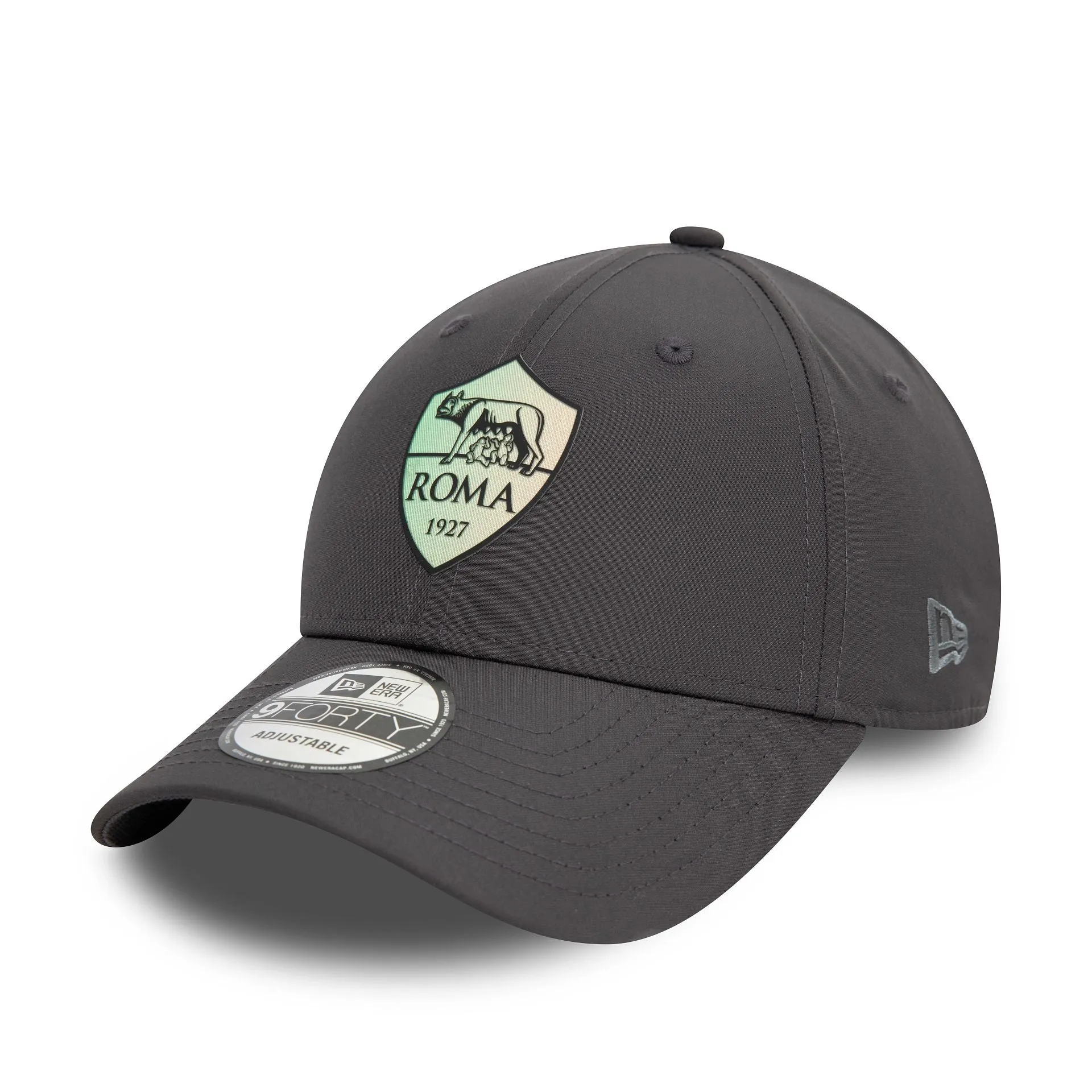Gorra ajustable AS Roma Iridiscente Gris Oscuro 9FORTY