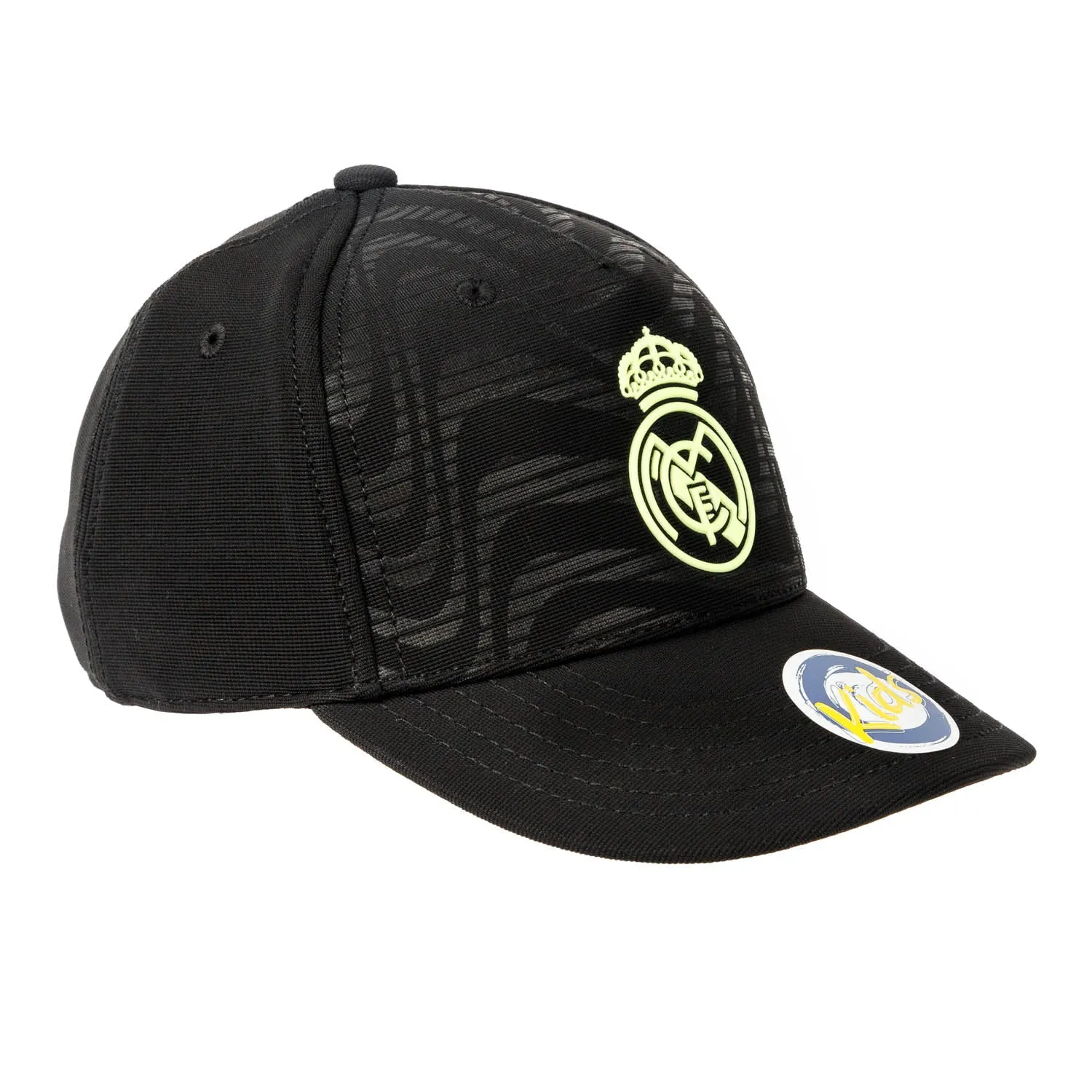 Gorra Escudo Niños Negro/Lima