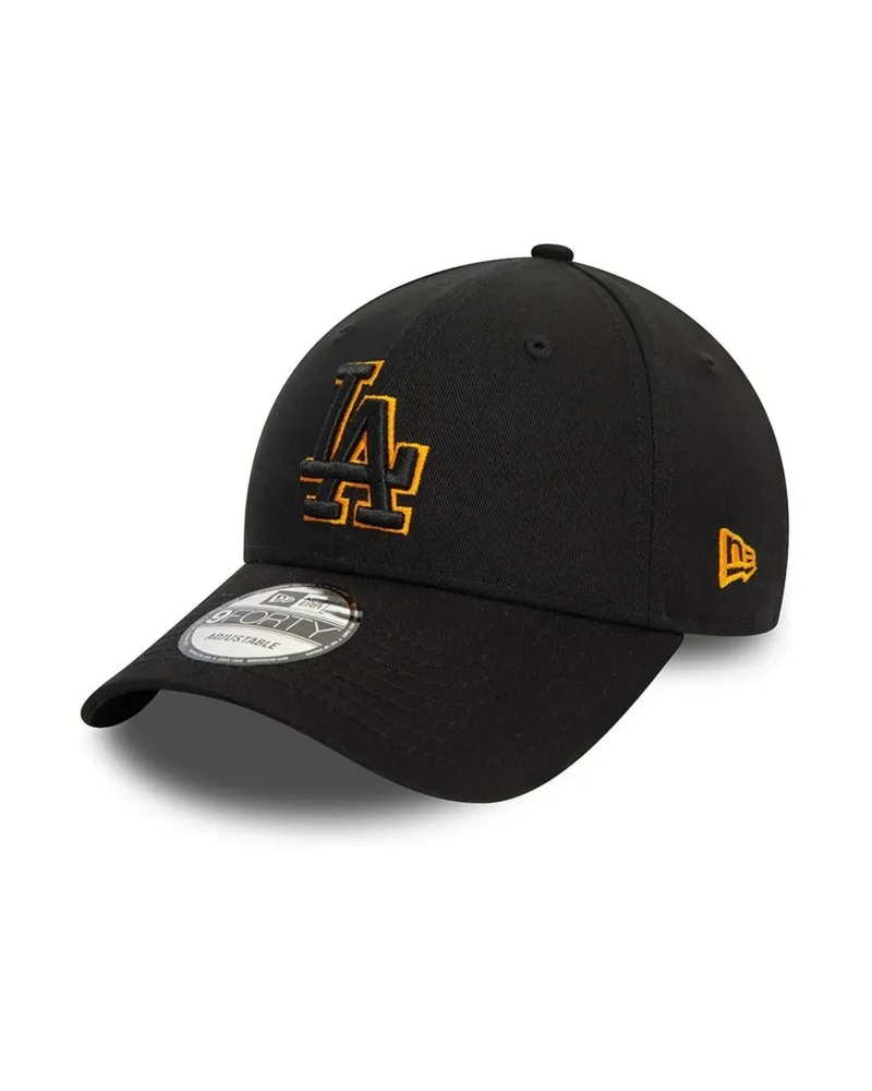 GORRA NEW ERA NEGRA DODGERS TEAM OUTLINE 9FORTY LOSDOD