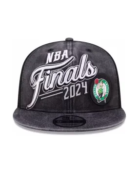 GORRA NEW ERA NEGRA GASTADA CELTICS NBA24 FINLAS 950 DALMAV