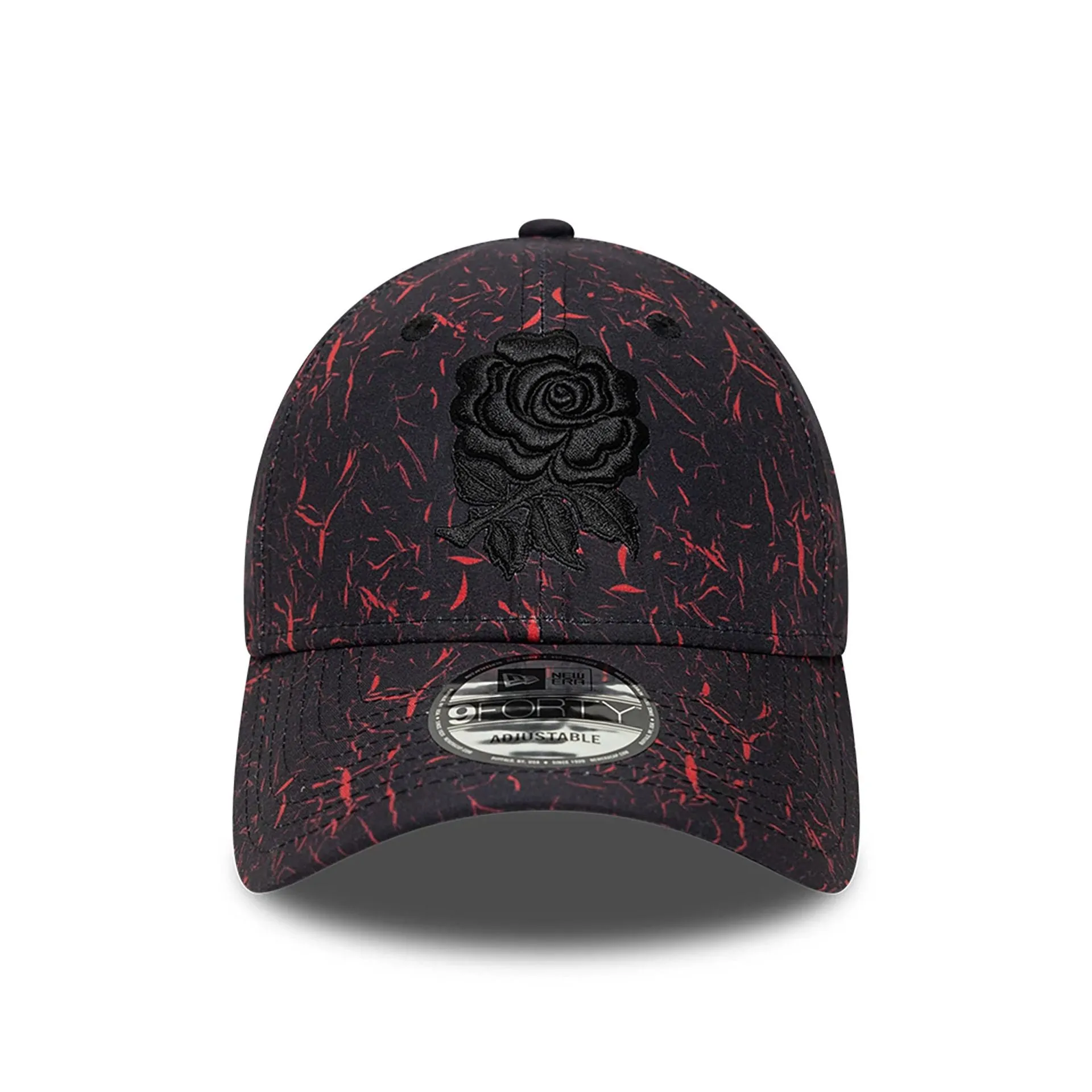 Gorra Rugby Football Union Crinkle All Over Print 9FORTY Negro