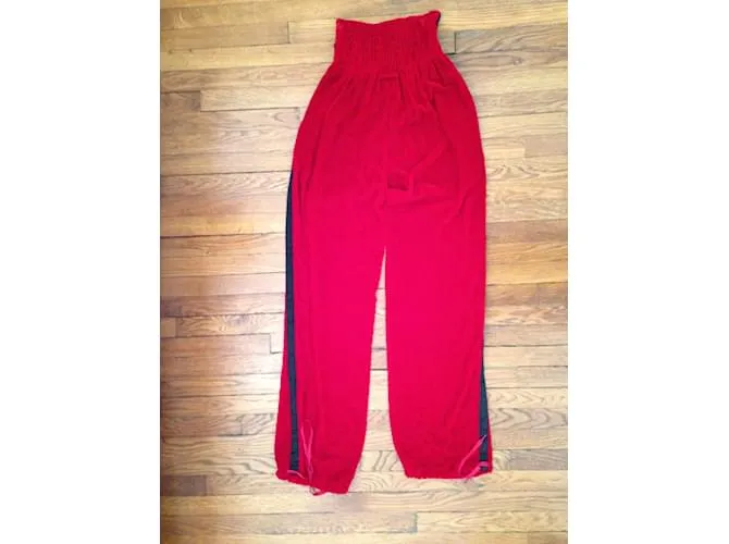 JEAN PAUL GAULTIER Pantalón T.Terciopelo S Internacional Roja 