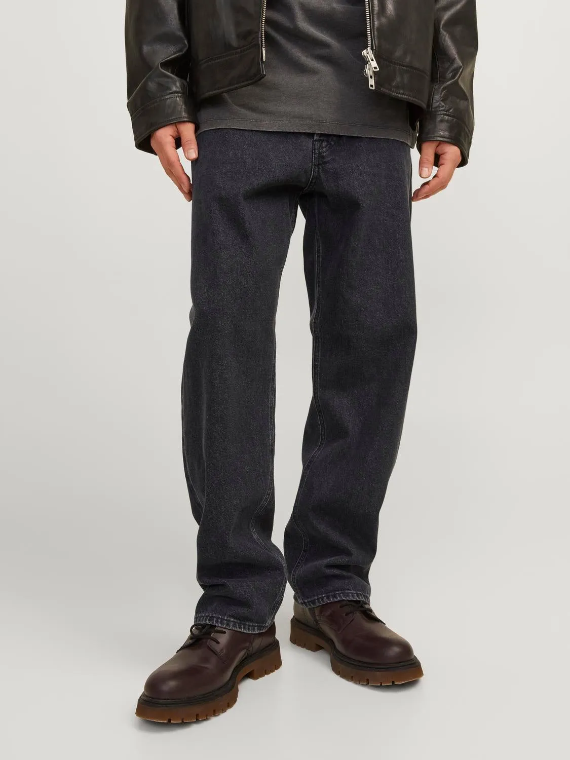 JJIEDDIE JJORIGINAL SQ 737 Vaqueros Corte loose | Negro | Jack & Jones®