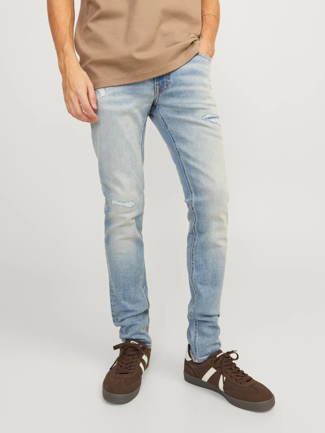 JJILIAM JJCOLE GE 672 SN Vaqueros de corte skinny | Azul intermedio | Jack & Jones®