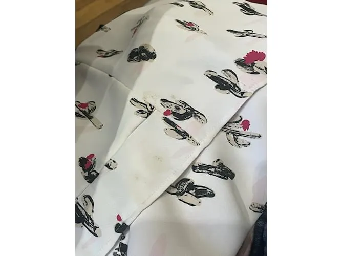 KENZO Camisetas.fr 38 poliéster Blanco 