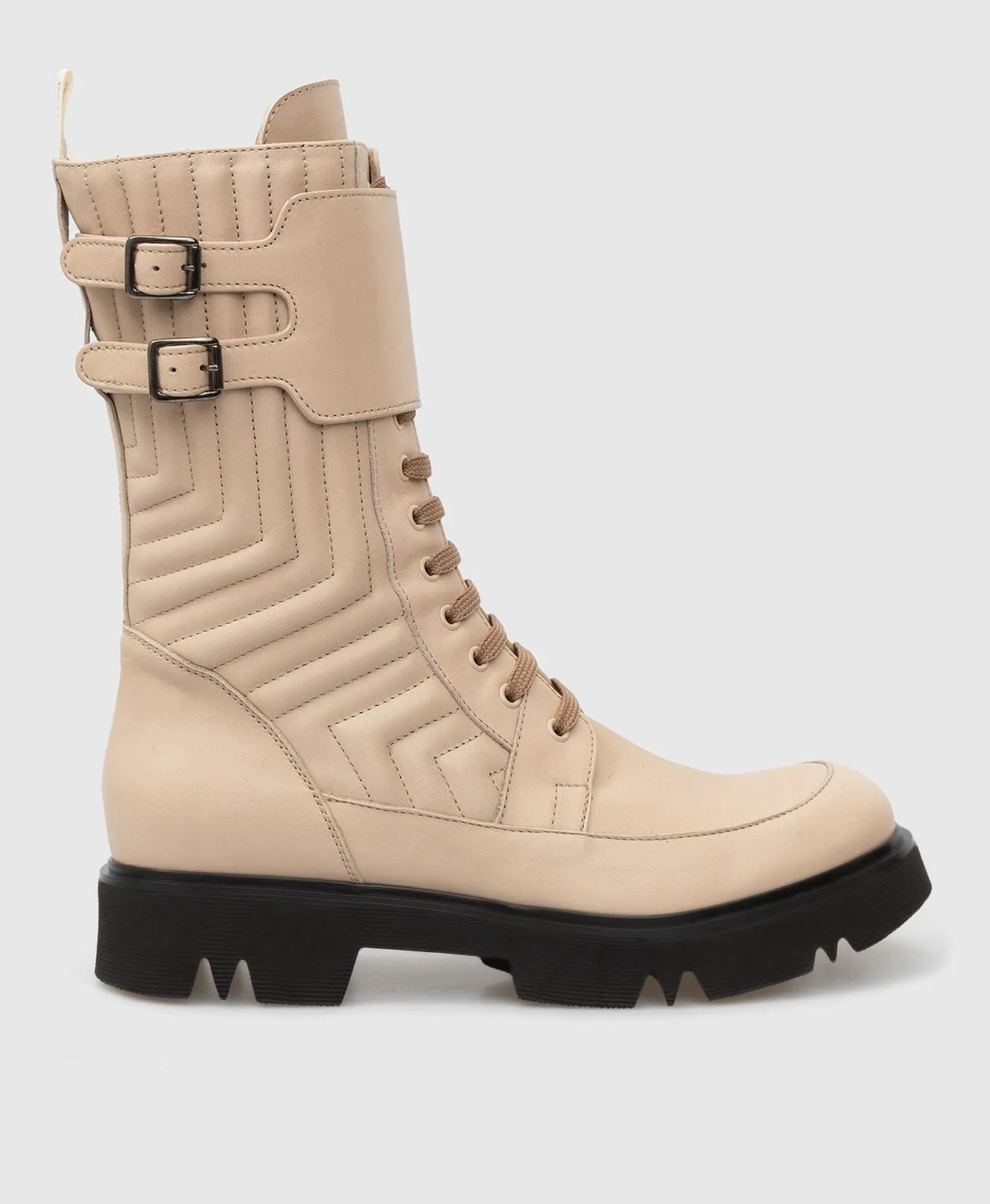 MYM Ivor leather boots with straps