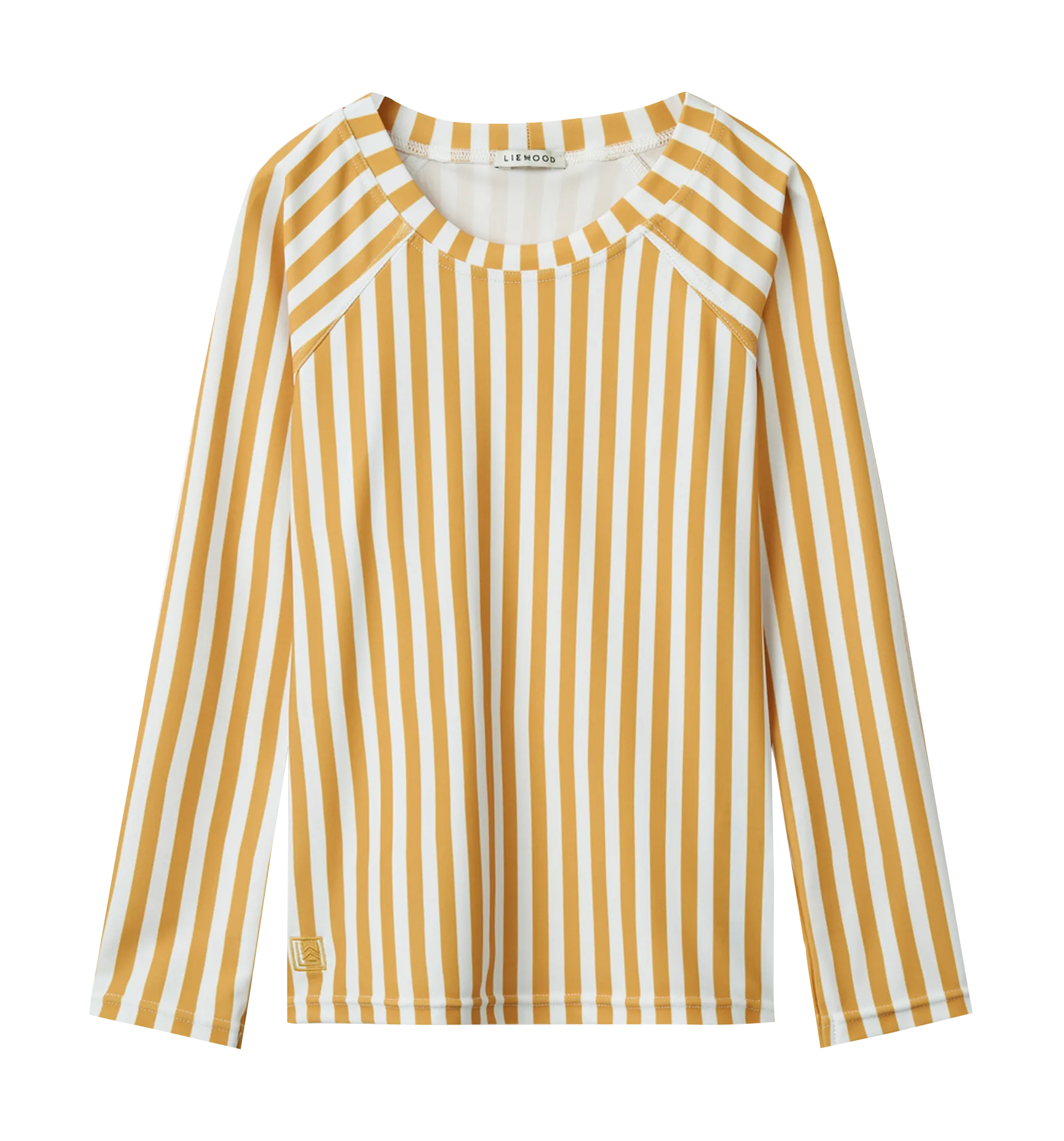 NOAH - Camiseta de baño estampada con cuello redondo en amarillo