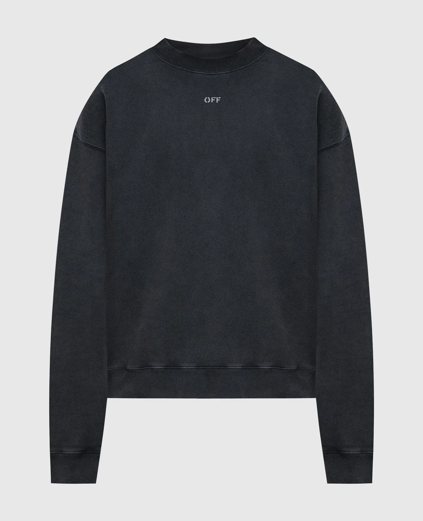 Off-White Gray Stamp Mary printed sweatshirt