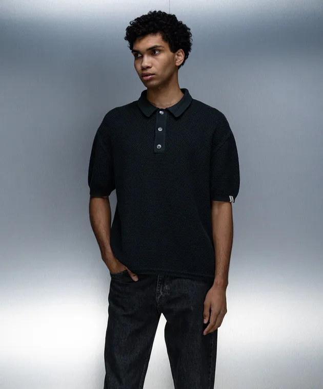 Palm Angels Moss Gray Polo