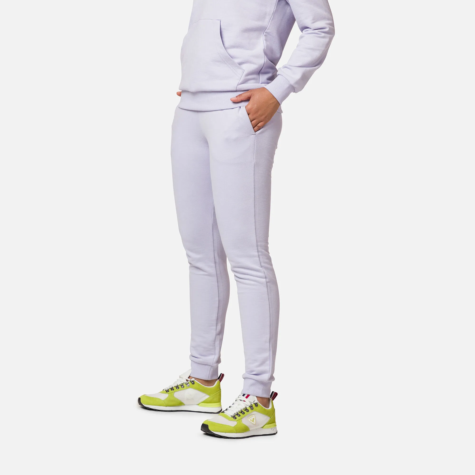 Pantalones deportivos de algodón logo para mujer
