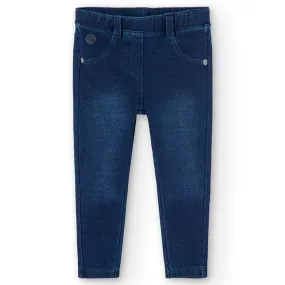 Pantalón felpa niña Boboli 290001 BLUE CORDONETS