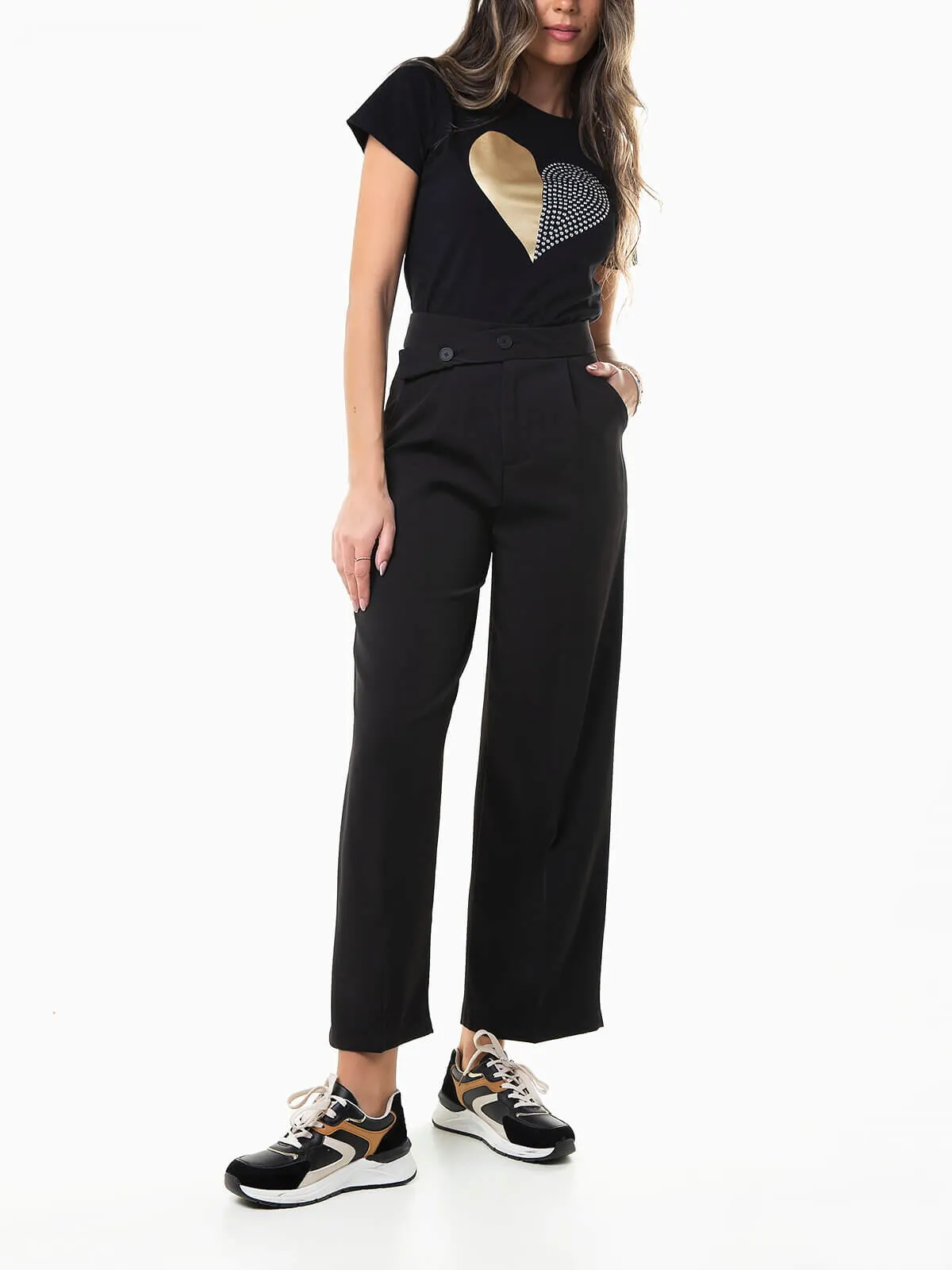 Pantalón fluido con pinzas