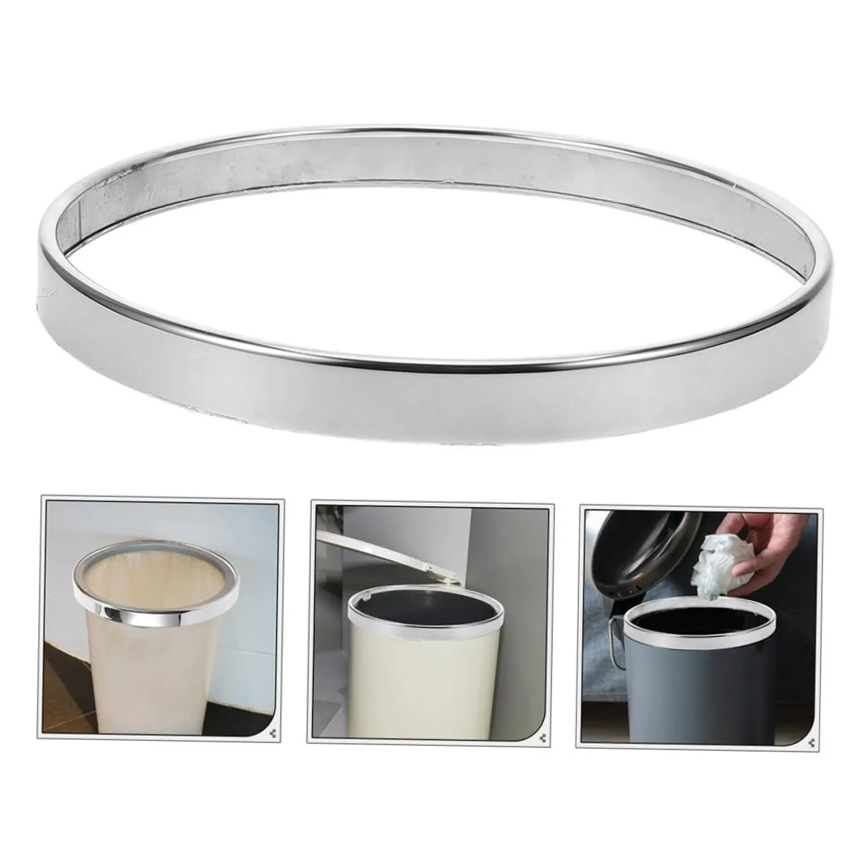 TOPBATHY Anillo De Prensa De Bote De Basura Cubo De Basura Tapa De Cubo De Basura Compactador De Basura Anillo De Prensa De Cubo