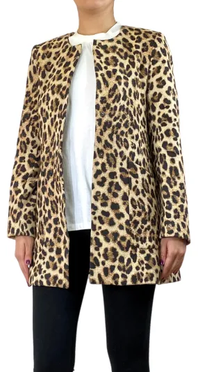 ZARA Abrigo Animal Print